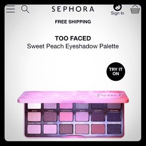 🔻PRICE DROP 🔻❗️Sweet Peach 🍑 Eyeshadow Palette